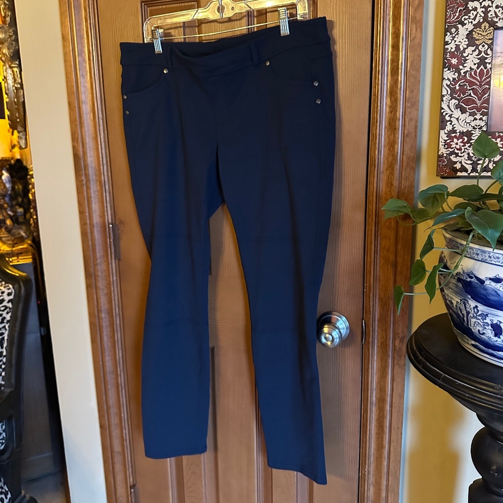 Women's Athleta Bettona Jegging, Navy, Size XL